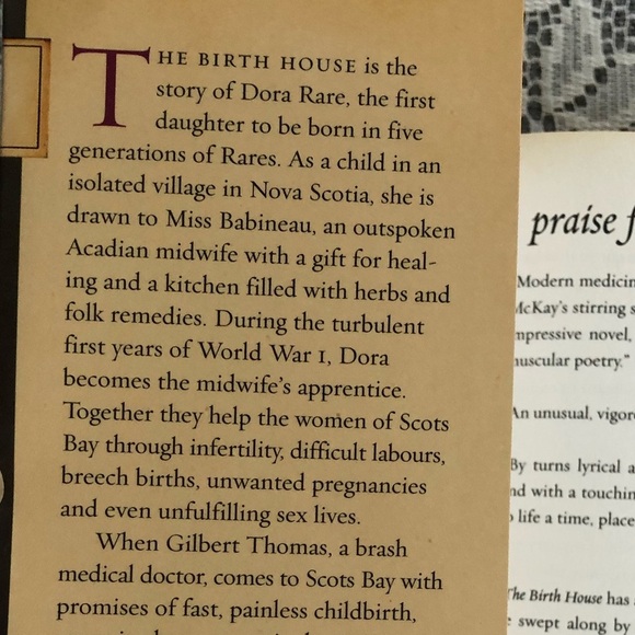 The Birth House by Ami McKay softcover novel 2007 - Picture 2 of 9